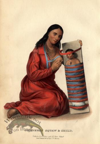 Chippeway Squaw & Child